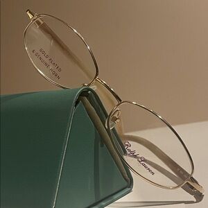 Ralph Lauren Gold and Cream Glasses